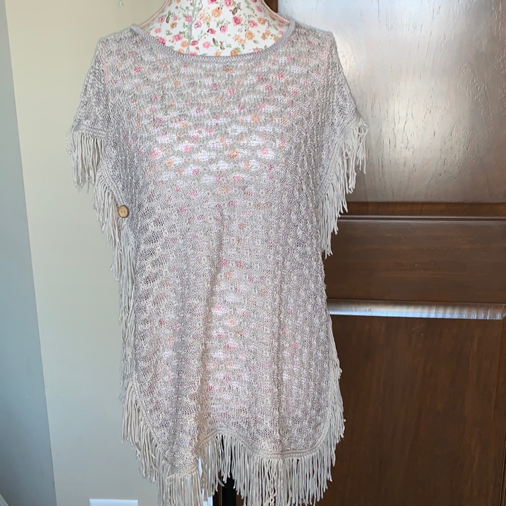 5/$20 Listicle Sweater Poncho